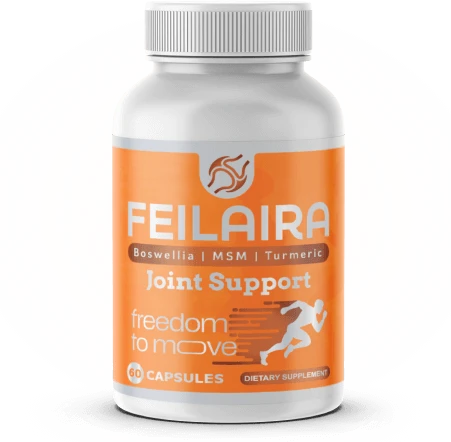 Feilaira joint support with Boswellia, MSM and turmeric, 60 capsules
